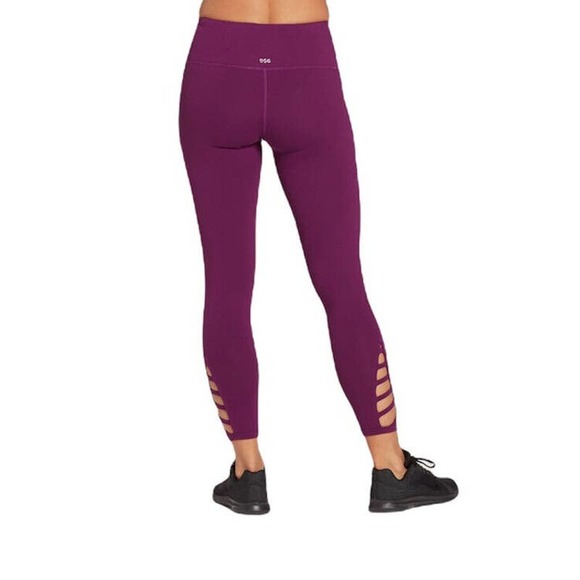 DSG Dick’s Sporting Goods Womens Leggings Size XS Purple 7/8 Ankle Athletic - Picture 7 of 12